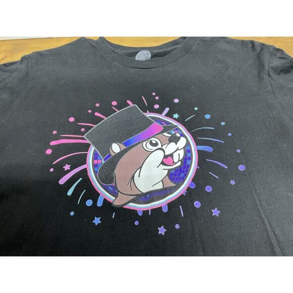 Bucees Buc-ees Happy New Year 2023 Glow in Dark T-shirt Adult Size Medium - Picture 2 of 7